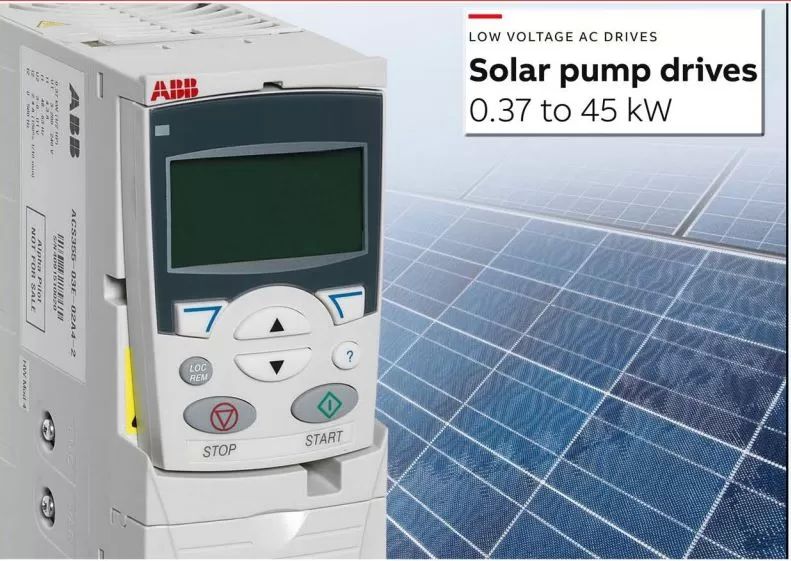 عاكسات الطاقة الشمسية من شركة اية بي بي العالمية ABB Inverters